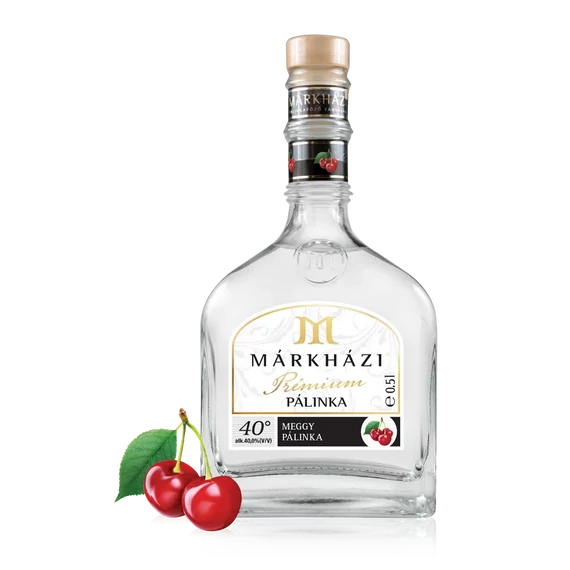 Márkházi meggy pálinka 0,5L 40%