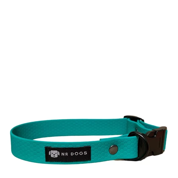 Méhsejt mintás nyakörv 2cm Hexa Ocean XS
